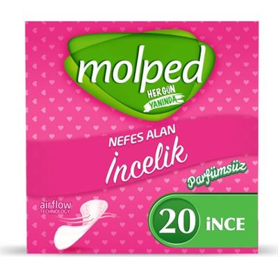 Molped Her Gün Ferahlık Günlük Ped 20Li