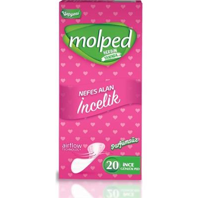 Molped Her Gün Ferahlık Günlük Ped 20Li