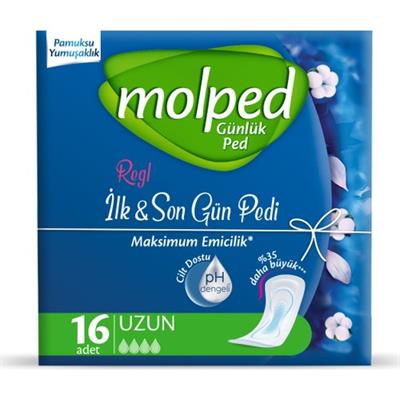 Molped İlk & Son Gün Günlük Ped 16Lı