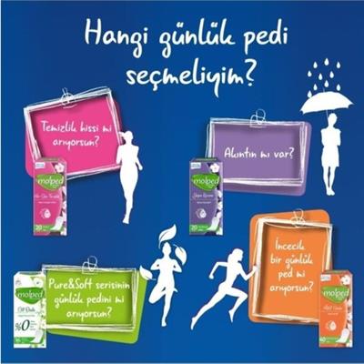 Molped Ilk  Son Gün Pedi Uzun Günlük Ped 24