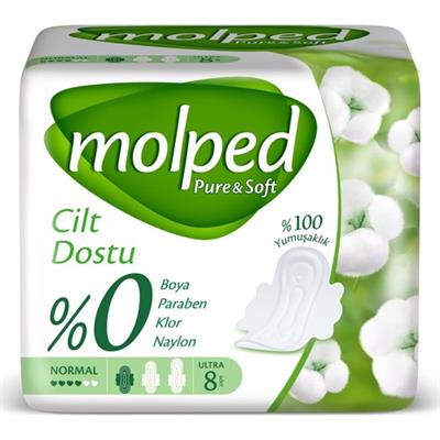 Molped Pure&Soft Hijyenik Ped Normal 8 Adet