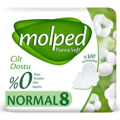 Molped Pure&Soft Hijyenik Ped Normal 8 Adet