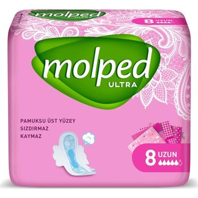 Molped Ultra Hijyenik Ped Uzun 8 Adet