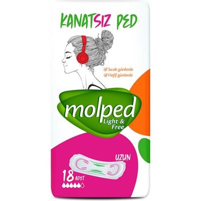 Molped Ultra Uzun Kanatsız Ped 18 Adet