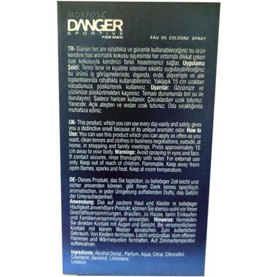 Morfose Danger Sportive Erkek Parfüm 100ML Edc Blue Marine