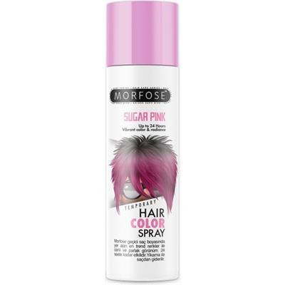 Morfose Sugar Pink Renkli Saç Spreyi 150 ml