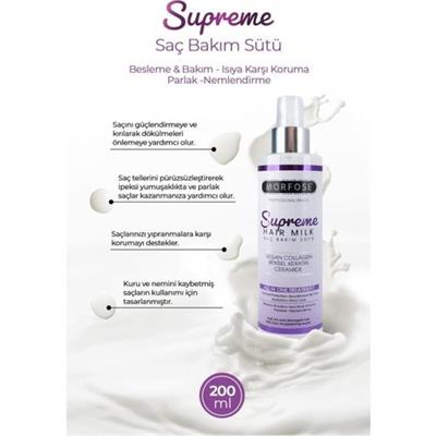 Morfose Supreme Saç Bakım Sütü 300 ML Onarıcı Formül ile Günlük Kullanıma Uygun Saç Losyonu