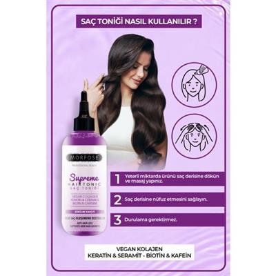 Morfose Supreme Vegan Kolajen İçeren Saç Toniği 300 ml