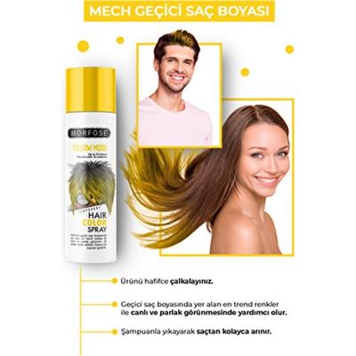 Morfose Yellow Mood Hair Color Spray 150 Ml