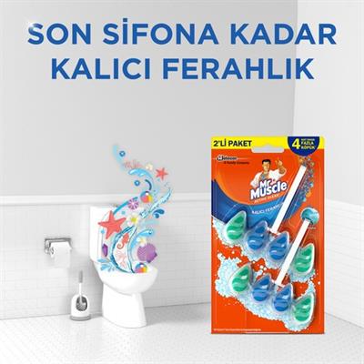 Mr Muscle Active Clean Klozet Blok Marine 2li