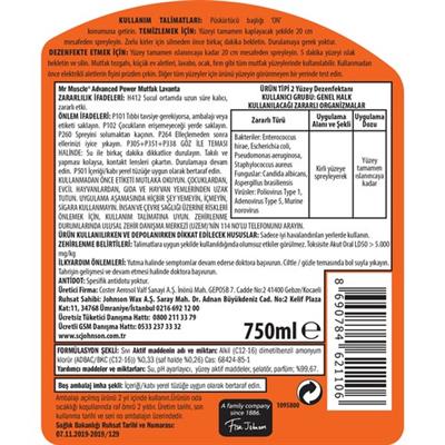 Mr Muscle Advanced Power Mutfak Lavanta 750ml