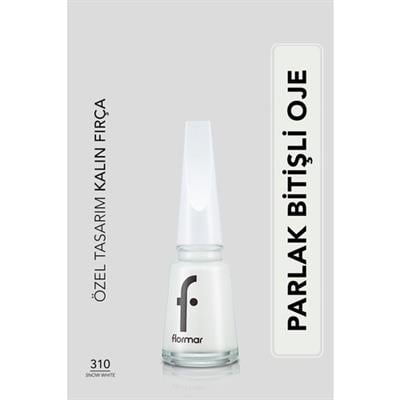 Nail Enamel Yoğun Renk Veren Uzun Süre Kalıcı Parlak Oje (310 Snow White) 8682536035859