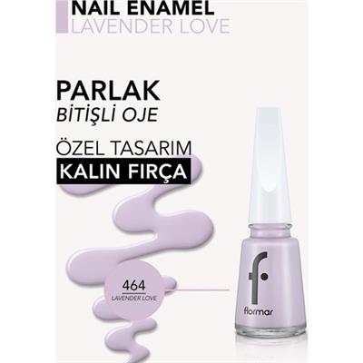 Nail Enamel Yoğun Renk Veren Uzun Süre Kalıcı Parlak Oje (464 Lavender Love) 8682536036184