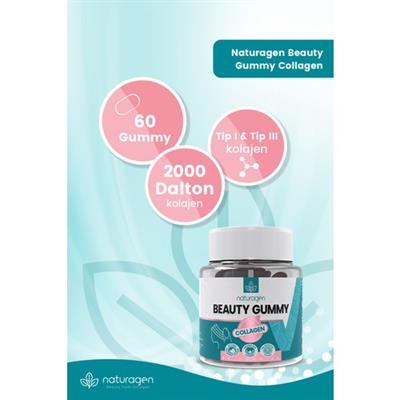 Naturagen Gummy 60 Adet Tip1 & Tip3 Kolajen İçeren Çiğnenebilir Form
