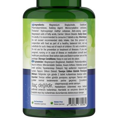 Natures Supreme Magnesium Bisglycinate 120 Mg 60 Tablet