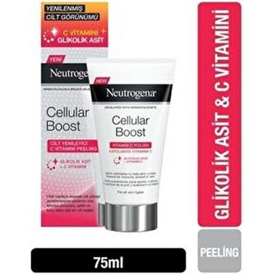 Neutrogena Cellular Boost Cilt Peeling C Vitamini ve Glikolik Asit İçerikli 75 ml Karma Ciltler İçin