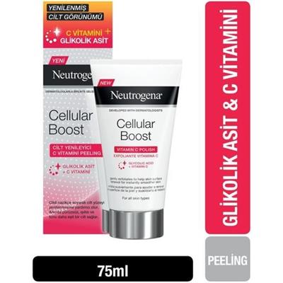 Neutrogena Cellular Boost Cilt Peeling C Vitamini ve Glikolik Asit İçerikli 75 ml Karma Ciltler İçin