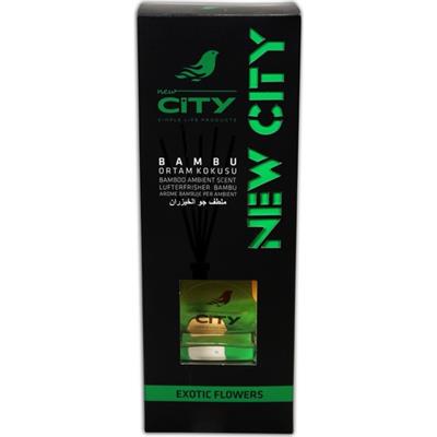 New City Bambu Çubuklu Ortam Kokusu 120 ml Exotic Flowers