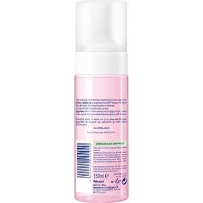 NIVEA Aqua Rose Organik Gül Suyu Içeren Yüz Yıkama Köpüğü 150 ml,Yüz Temizleme