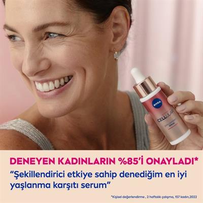 Nivea Cellular Expert Lift Doğal Retinol Alternatifi Saf Bakuchiol İçeren Cilt Serumu 30ml, Kolajen Tetikleyici