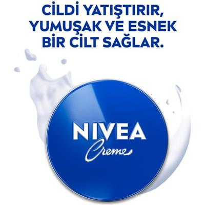 NIVEA Creme 150ml, Bakım Yapan Koruma, Uzun Süreli Yoğun Nemlendirici, El Yüz Ve Vücut, Yumuşak Cilt Hissi
