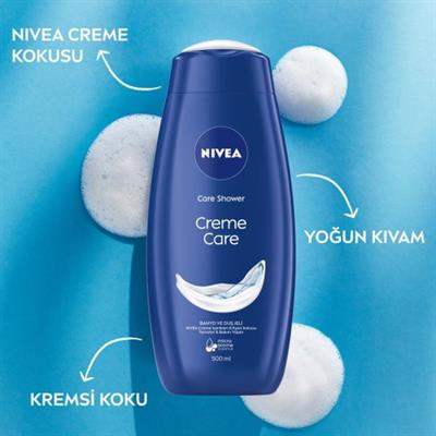 Nıvea Creme Care Banyo ve Duş Jeli 500 Ml,vücut Nemlendirme ve Eşsiz Koku
