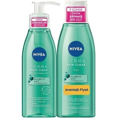 Nivea Derma Skin Clear Yüz Temizleme Jeli Arındırıcı Etki 150 ml Unisex Kullanıma Uygun