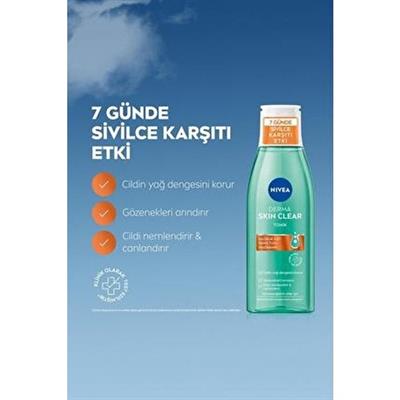 Nivea Derma Skin Clear Yüz Temizleme Jeli Arındırıcı Etki 150 ml Unisex Kullanıma Uygun
