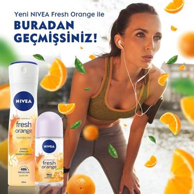 NIVEA Kadın Roll-On Deodorant Black & White Invisible Güçlü Etki 48 Saat Anti-perspirant Koruma 50ml