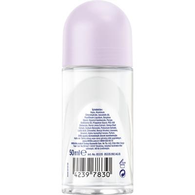 NIVEA Kadın Roll-On Deodorant Black & White Invisible Güçlü Etki 48 Saat Anti-perspirant Koruma 50ml