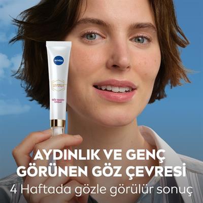 NIVEA Luminous630 Koyu Halka Karşıtı Göz Bakım Kremi 15ml, Thiamidol Etkili, Göz Çevresi Şişkinliği, Hyaluronik Asit, Nemlendirici, Kafein