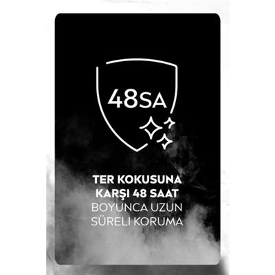 NIVEA Men Erkek Roll On Deodorant Black&White Invisible Güçlü Etki 50ml; Ter ve Ter Kokusuna Karşı 48 Saat Anti-perspirant ; İz Bırakmayan Formül