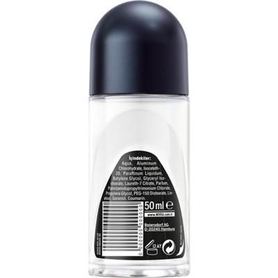 NIVEA MEN Erkek Roll On Deodorant Black&White Fresh48 Saat Anti-perspirant Koruma50ml
