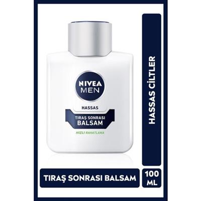 Nivea Men Hassas Ciltler İçin Hoş Kokulu Tıraş Sonrası Balsam - 100 ml, Alkolsüz, Papatya ve Hamamelis Özleriyle Zenginleştirilmiş