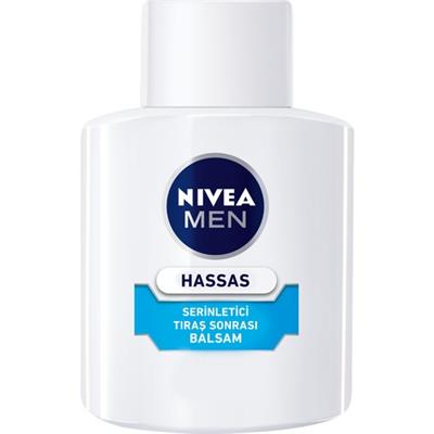 NIVEA Men Hassas Serinletici Tıraş Sonrası Balsam 100ml; Hassas Ciltler;Alkolsüz Formül; Hızlı Emilir
