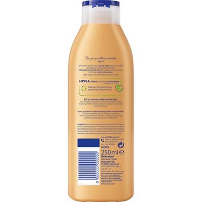NIVEA Q10 Bronzlaştırıcı Vücut Losyonu 250 ml,7 Günde Sıkılaşma,Nemlendirici,Açık,Buğday Ten