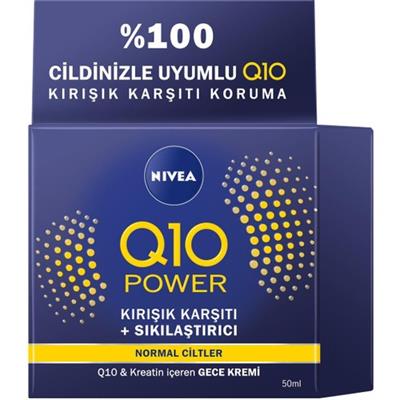 Nivea Q10 Plus Kırışık Karşıtı Gece Kremi 50 ml