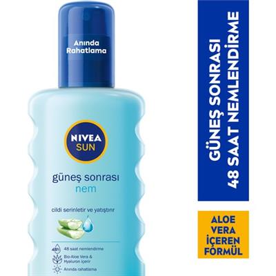 Nivea Sun Güneş Sonrasi Nem Cildi Rahatlatan Nemlendirici Sprey 200 Ml