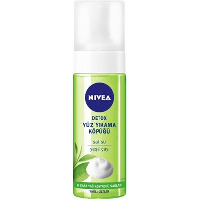 NIVEA Yüz Temizleyici Yıkama Köpüğü Detox Yağlı Ciltler;150ml; ; Yeşil Çay
