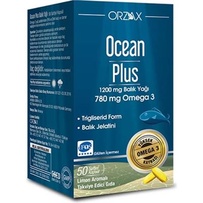 Ocean Plus 1200 mg Balık Yağı 50 Kapsül