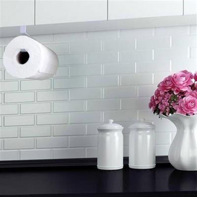 OEM Metal 2 cm Kalınlık Raf Altı Kağıt Havlu Fincan Askılığı SİYAH RENK