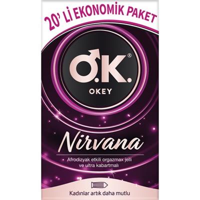 Okey Nirvana 20li Ekonomik Prezervatif