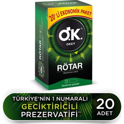 Okey Rötar Prezervatif 20li