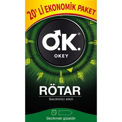 Okey Rötar Prezervatif 20li