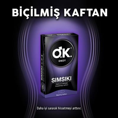 Okey Sımsıkı Prezervatif 10lu Ekstra Dar Kayganlaştırıcılı Maksimum His ve Güvenli Koruma