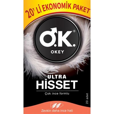 Okey Ultra Hisset 20 Li Ekonomik Prezervatif