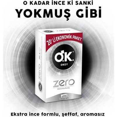 Okey Zero 20li Prezervatif Ekonomik Paket