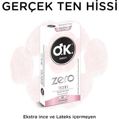 Okey Zero Tenn Ekstra İnce ve Lateks İçermeyen 8li Prezervatif
