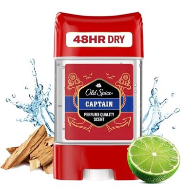 Old Spice Captain Erkekler için Terleme Önleyici Deodorant Clear Jel Stick 70 ml