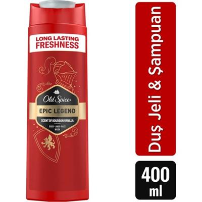 Old Spice Epic Legend Erkek Duş Jeli ve Şampuan 400 ml